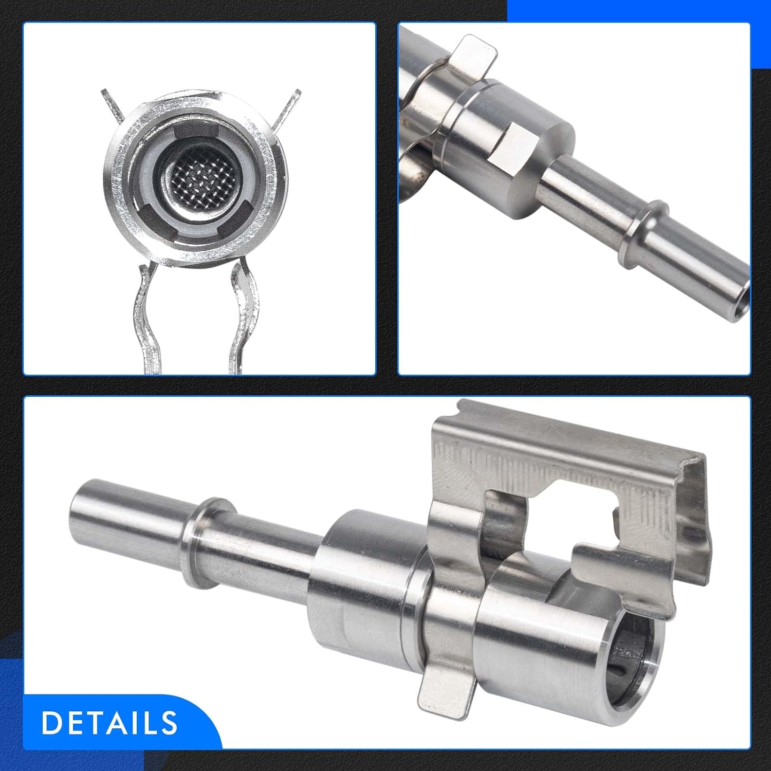 2PCS - Fuel Pump Line Return Check Valve Connector Set - Fit for Ford F-Series F150 F250 F350 1990-1991 - Replace# 1L3Z-9J274-BA, 1L3Z9J274BA