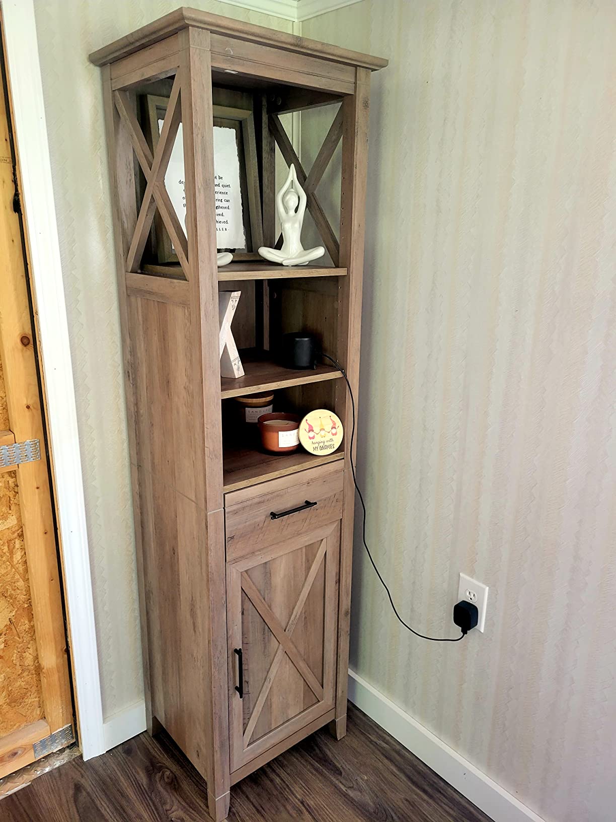 44/mo Finance Bush Furniture Key West Tall Bathroom Storage