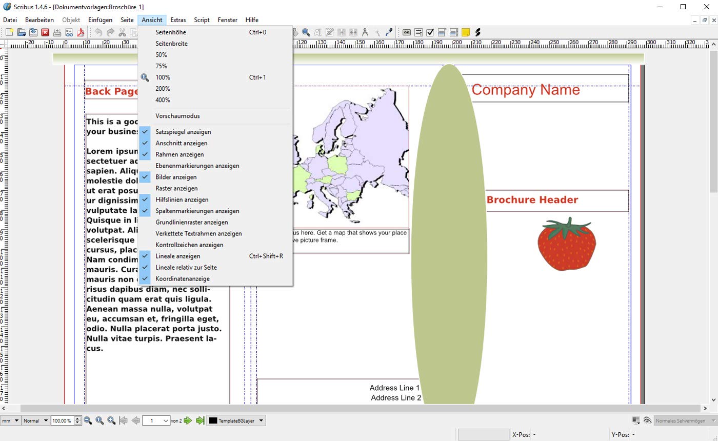 Scribus Desktop-Publishing