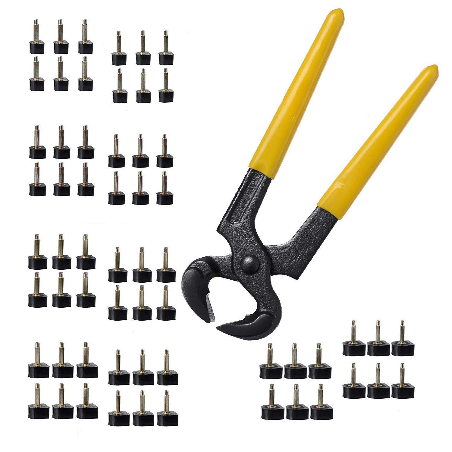 30 Pairs Women's High Heel Shoes Replacement Dowels Repair Pins (8/9/10/11/12 mm) & Stiletto Remove Pliers,Shoe Repair Kit
