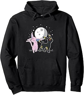 Celestial Espeon and Umbreon Pullover Hoodie