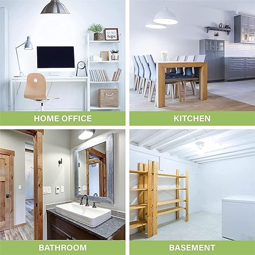 Miniatura 6 de Sigalux Bombillas LED equivalentes a 100 vatios equivalentes a bombillas estándar, bombillas blancas suaves A19 de 5000 K, luz diurna no regulable,