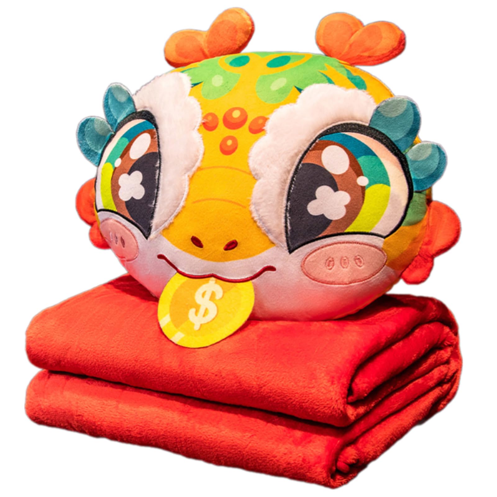 Elnwnnkc Plushes Travel Blanket and Pillow Combo Plushes Cushions Chair Cushions for Home Offices or Travel Use Pad Pillow Blanket