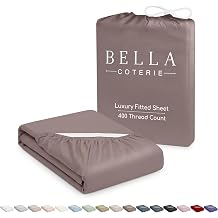 Bella Coterie | Luxury Bamboo Viscose King Size Fitted Sheet Only