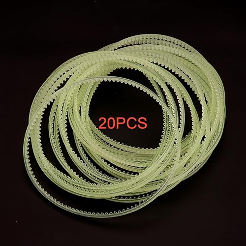 Miniatura 4 de ICZW 20 piezas de repuesto de correa de dientes de correa de engranaje para FR-900 FRM-900 serie continua máquina de sellado de bolsas (16.142 in)