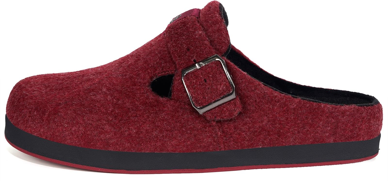 Sisttke Pantofole Donna Uomo Ciabatte in Feltro Unisex Slippers Invernali Chiuse con Plantare Intercambiabile