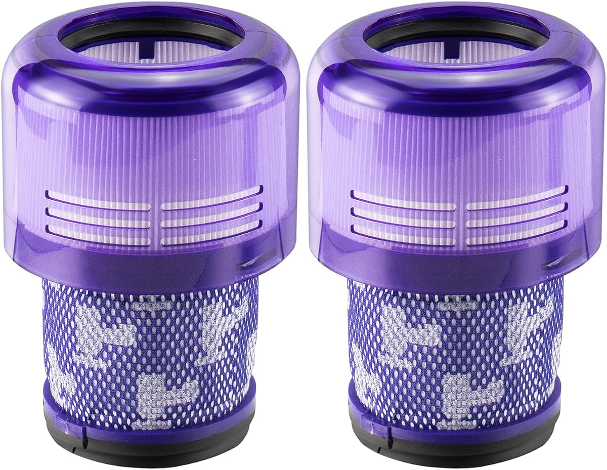 Improvedhand Filter Replacement for Dyson V11 Animal, V11 Torque Drive Detect Cordless Vacuum, Replace Part # 970013-02 (2 Pack) | Fit for V11 Torque Drive Detect Cordless Vacuum, Replace Part # 970013-02