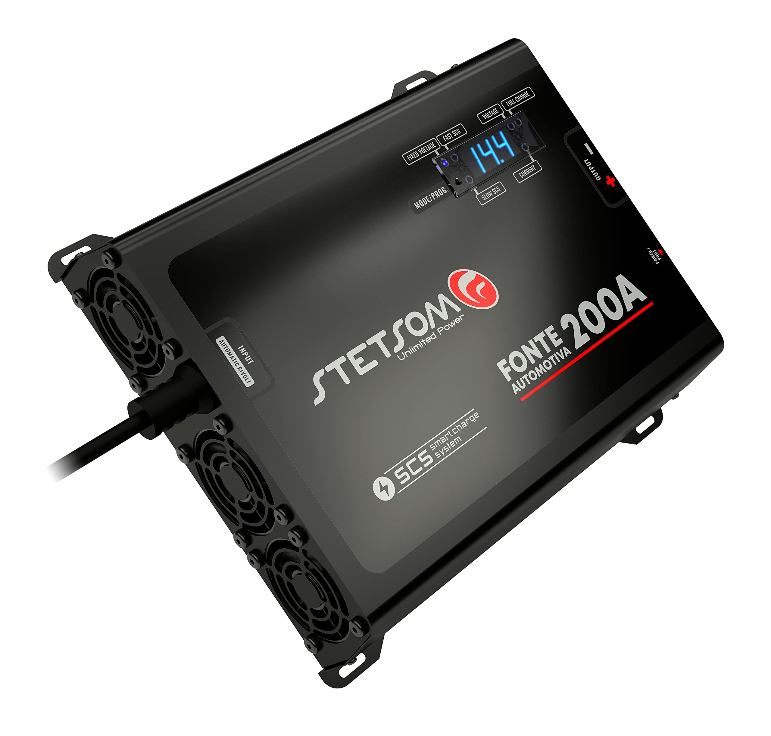 Stetsom Nero 200A ad alta tensione Caricabatteria Infinite Nero 200A