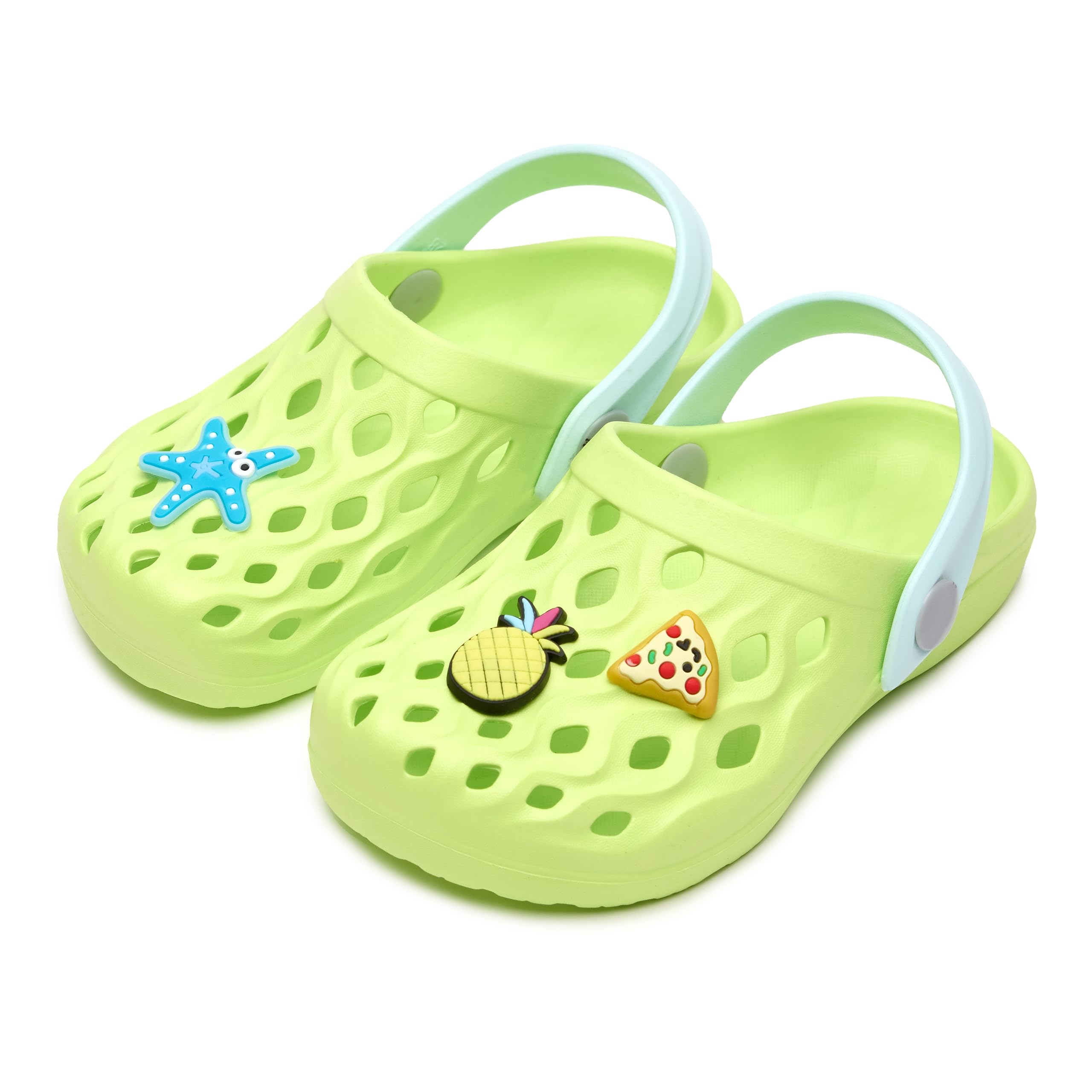 Ladeheid Clogs Kinder Schuhe für Mädchen und Jungen leichte Gartenclogs Gartenschuhe Kinder LA-CA-15