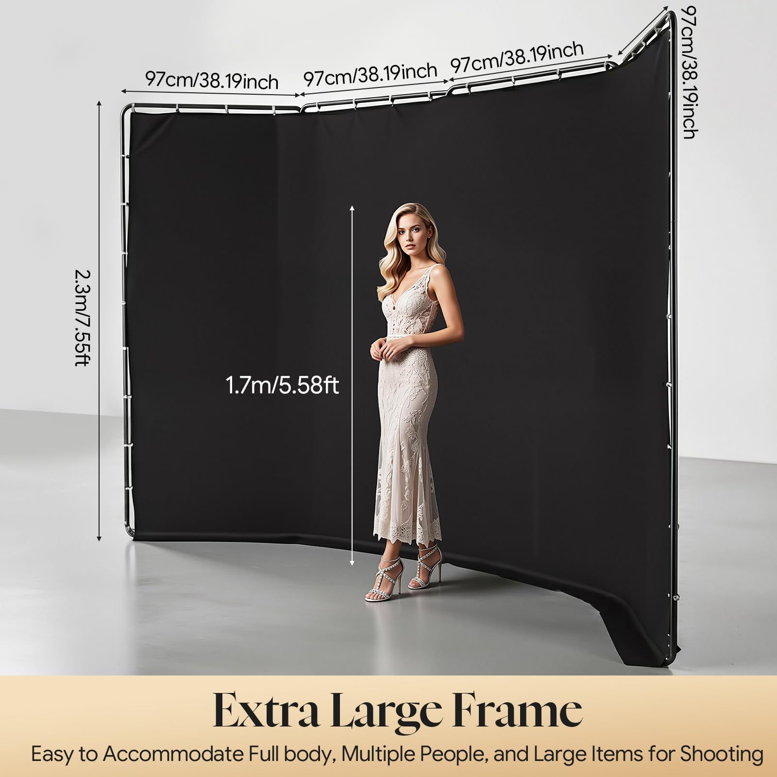 Fotografía Fondo Decoración Plegable Portátil