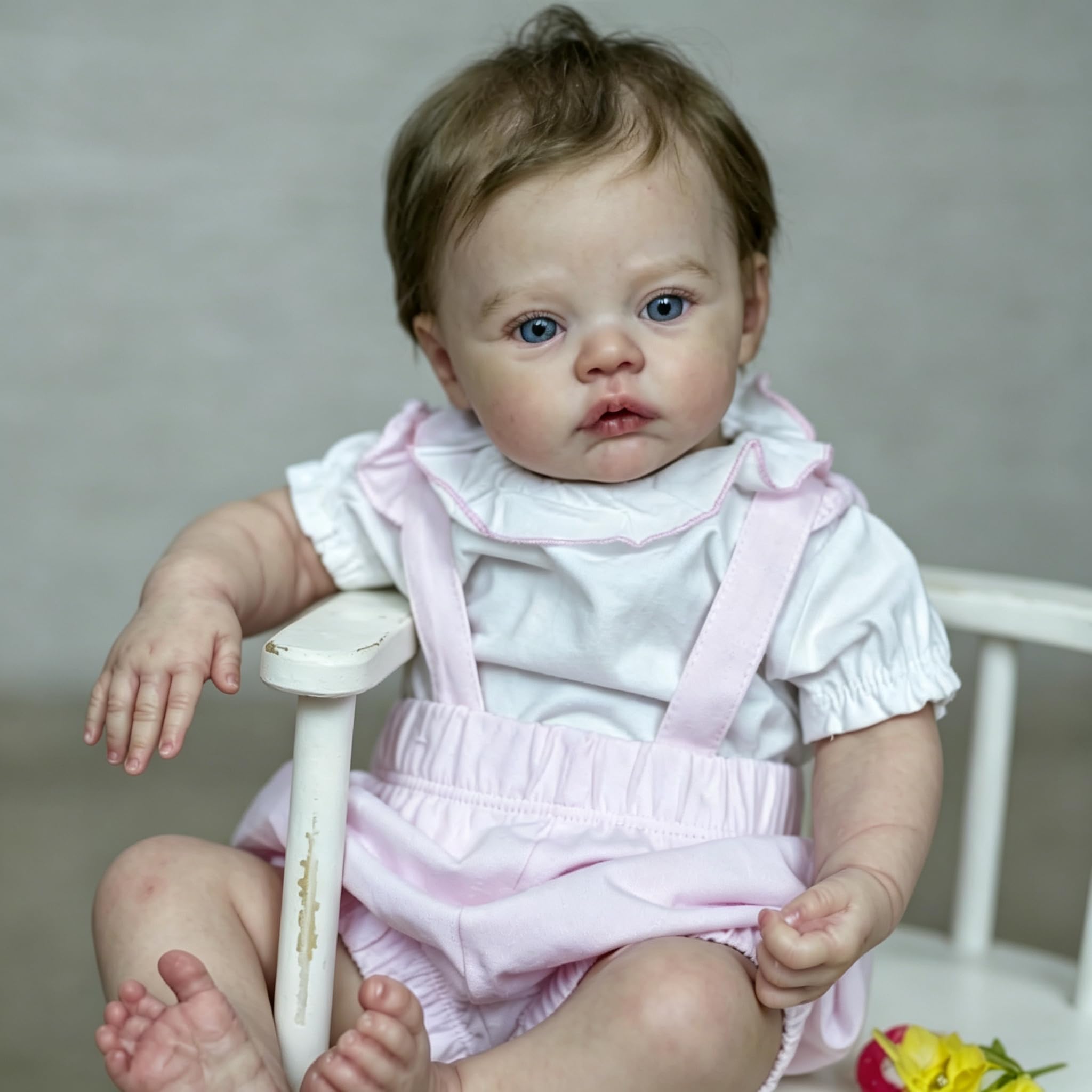 Reborn silikonowe lalki dla niemowląt, 45 cm, wyglądające prawdziwie, słodko realistyczne, Reborn Girls Baby Dolls miękkie winylowe lalki dla noworodków, dziewczynki, zabawki, prezenty dla