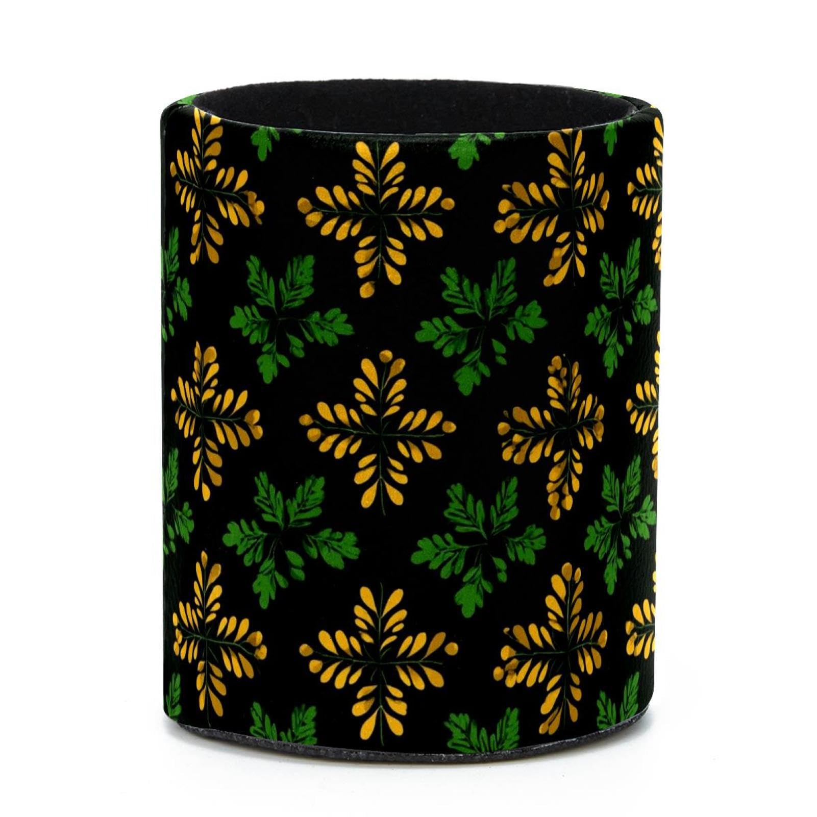 VAPOKF Round Pencil Holders for Desk, Shamrock Pen Holders Pen Pot Makeup Brushes Storage Desktop Stationery Supplies Organiser for Home Office