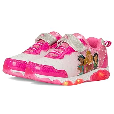 Josmo Disney Princess Lighted Sneaker (Toddler/Little Kid) Girls Shoes Fuchsia