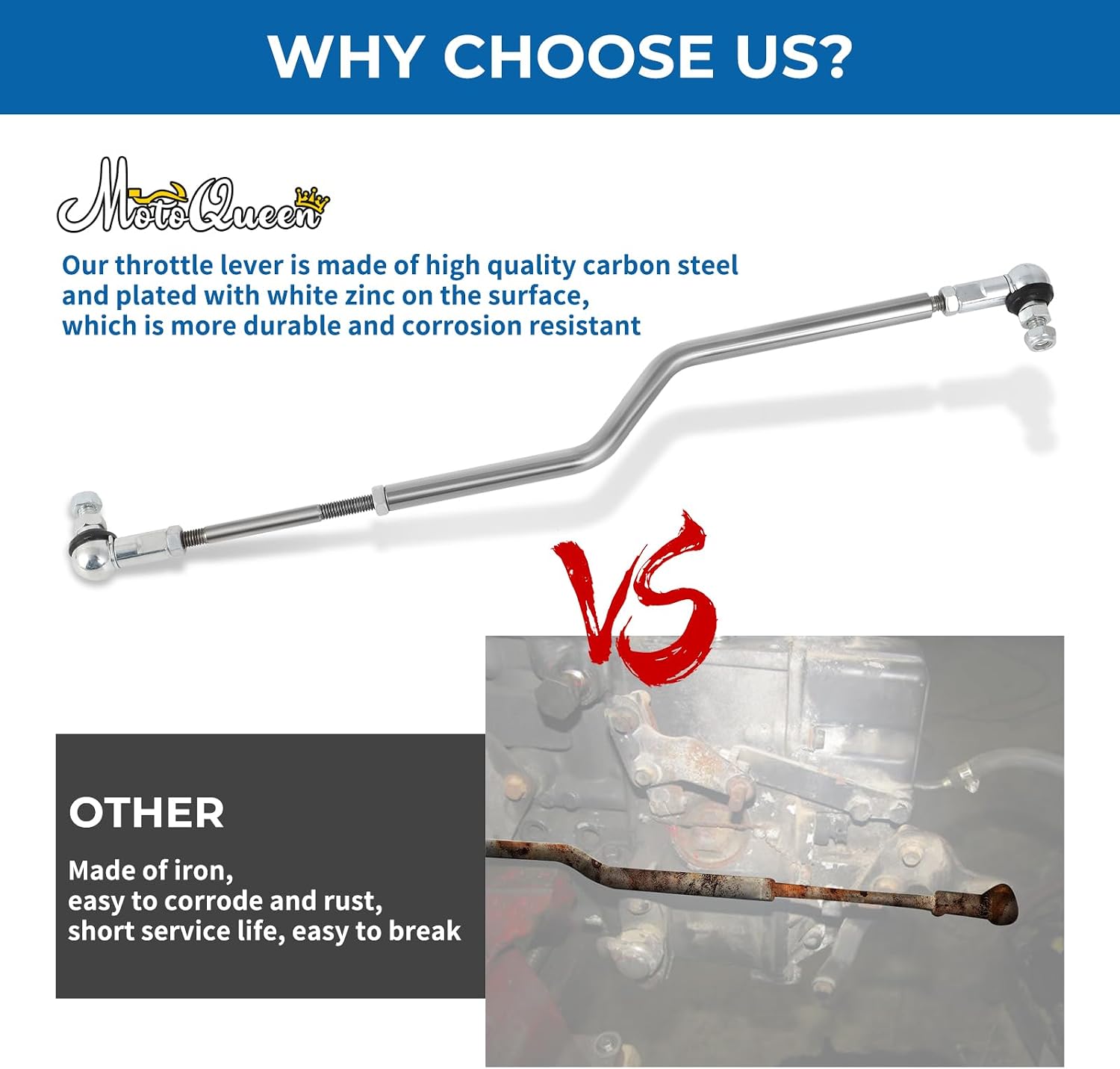 Throttle Linkage Adjustment Throttle Linkage Rod for Dodge Joints Dodge P-Pump 1994-1998 | for Dodge Ram 2500 1994-1998 | for Dodge Ram 3500 1994-1998 | for Dodge Cummins P7100 Throttle Rod