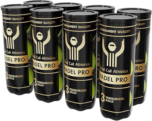 Miniatura 12 de Great Call Athletics El | Pelotas Padel Pro | Calidad de Torneo Profesional | Juego de 3 bolas Presurizado Rendimiento para Raqueta