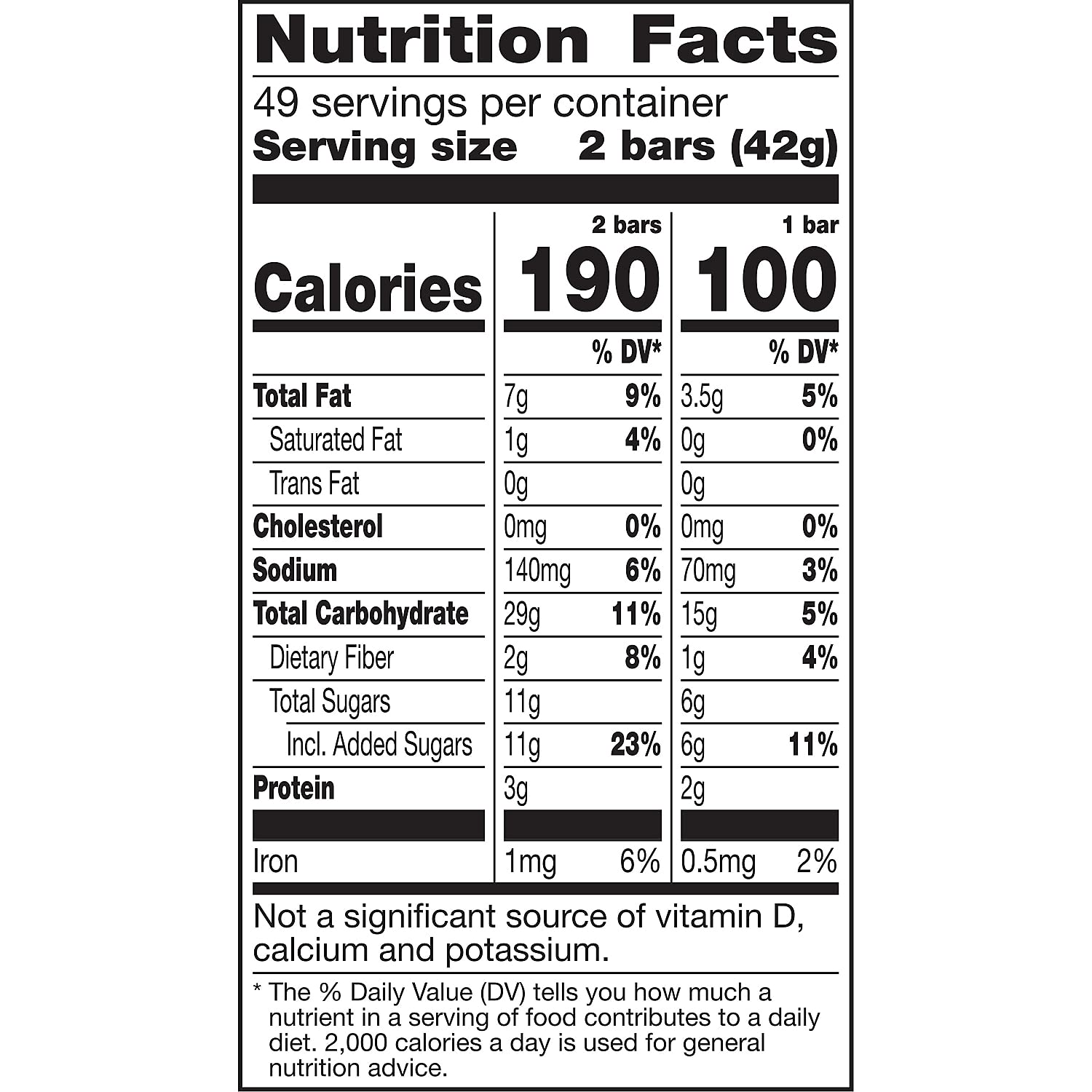 Nature's Valley Crunchy Granola Bars, Oats/Honey, 98 Count (Net WT 4lb 9.01oz)