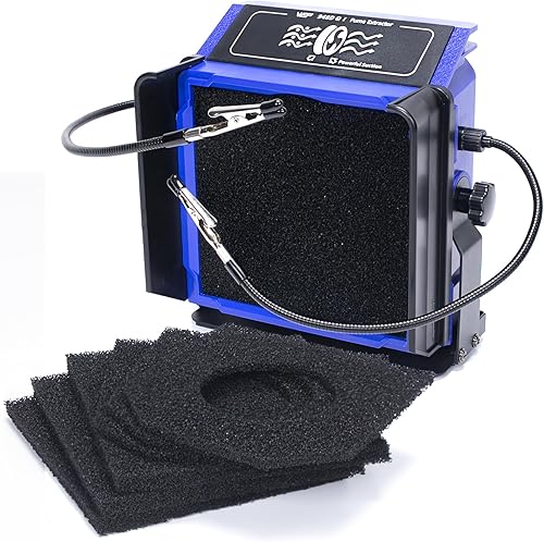 Miniatura 10 de WEP 948DQ-II - Estación de soldadura 2 en 1 con doble filtro, extractor de humo, ventilador de soldadura con control PID, , modo de suspensión,