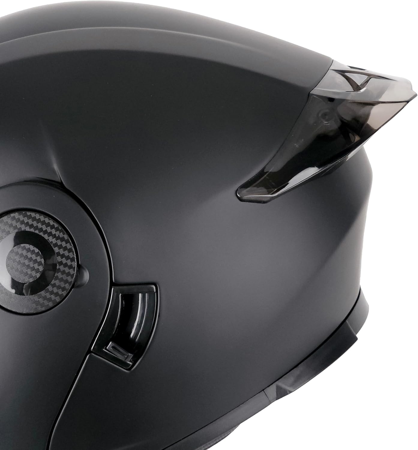 GDM Raptor Modular Bluetooth Motorcycle Helmet Flip-up, Matte Black