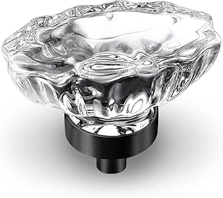 12 Kitchen Upper Cabinets Ideas for Smart Vertical Space Use 52 Crystal Cabinet Knobs, 8 Pack Vintage Cabinet Dresser Knob Single Hole M...