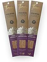 Kit com 3 Incensos Naturais e Artesanais Vareta Therapy Arruda do Mediterrâneo e Floral de Bach CRAP APPLE