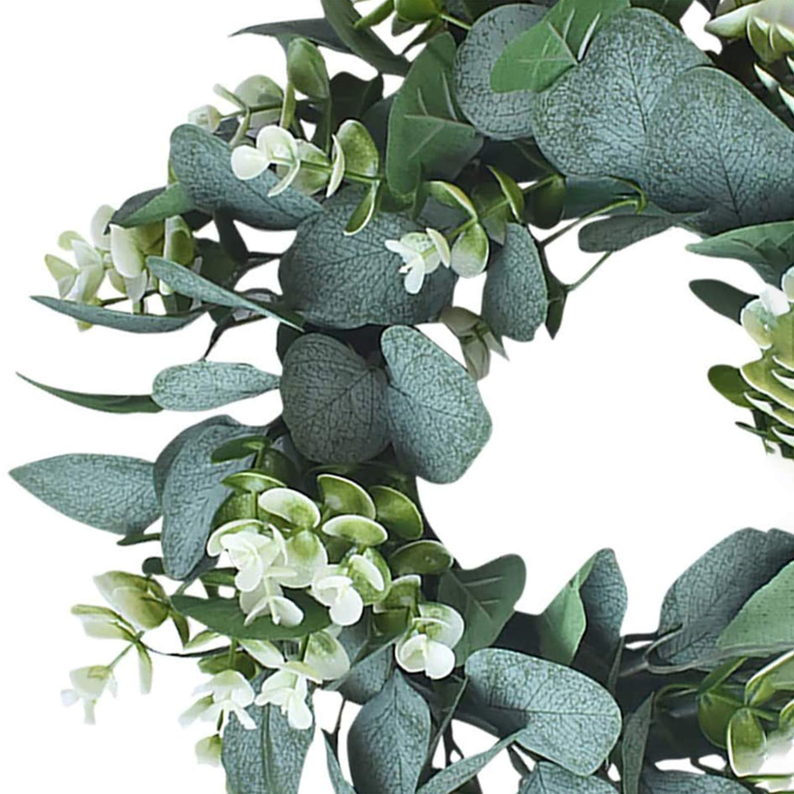 MIAOXIAO Corona De Navidad Puerta Guirnalda de Eucalipto Artificial Simulación Hierba Aldaba Colgante Corona para Boda El Interior O El Exterior De La Decoración De Navidad