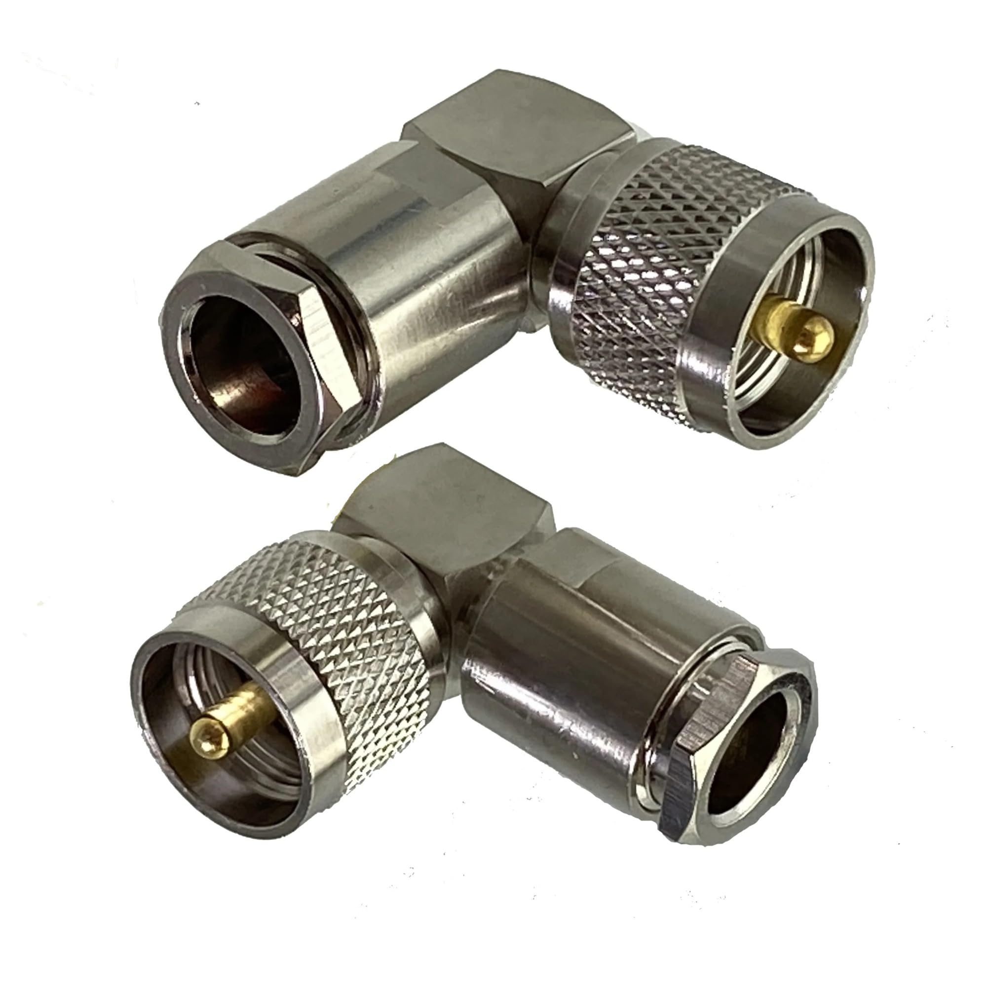 Cavo Connettore UHF PL259 Maschio Con Morsetto RG213 LMR400 Da 10 Pezzi