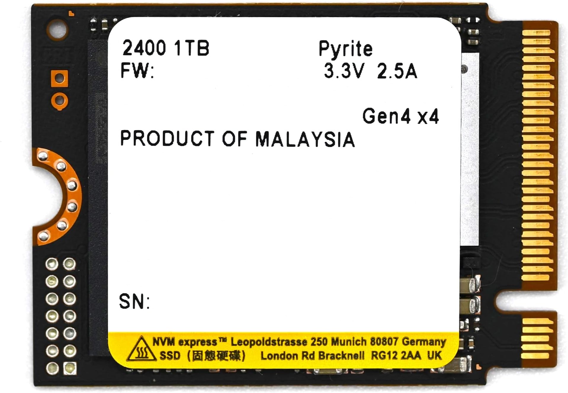 XPC Technologies 1TB M.2 2230 NVMe PCIe SSD Gen 4.0x4, 4500MB/s Read, 3600 MB/s Write (Upgrade for Steam Deck, Surface Pro 7+, Surface Pro 8, Surface Laptop 4)