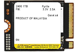XPC Technologies 1TB M.2 2230 NVMe PCIe SSD Gen 4.0x4, 4500MB/s Read, 3600 MB/s Write (Upgrade for Steam Deck, Surface Pro 7+, Surface Pro 8, Surface Laptop 4)