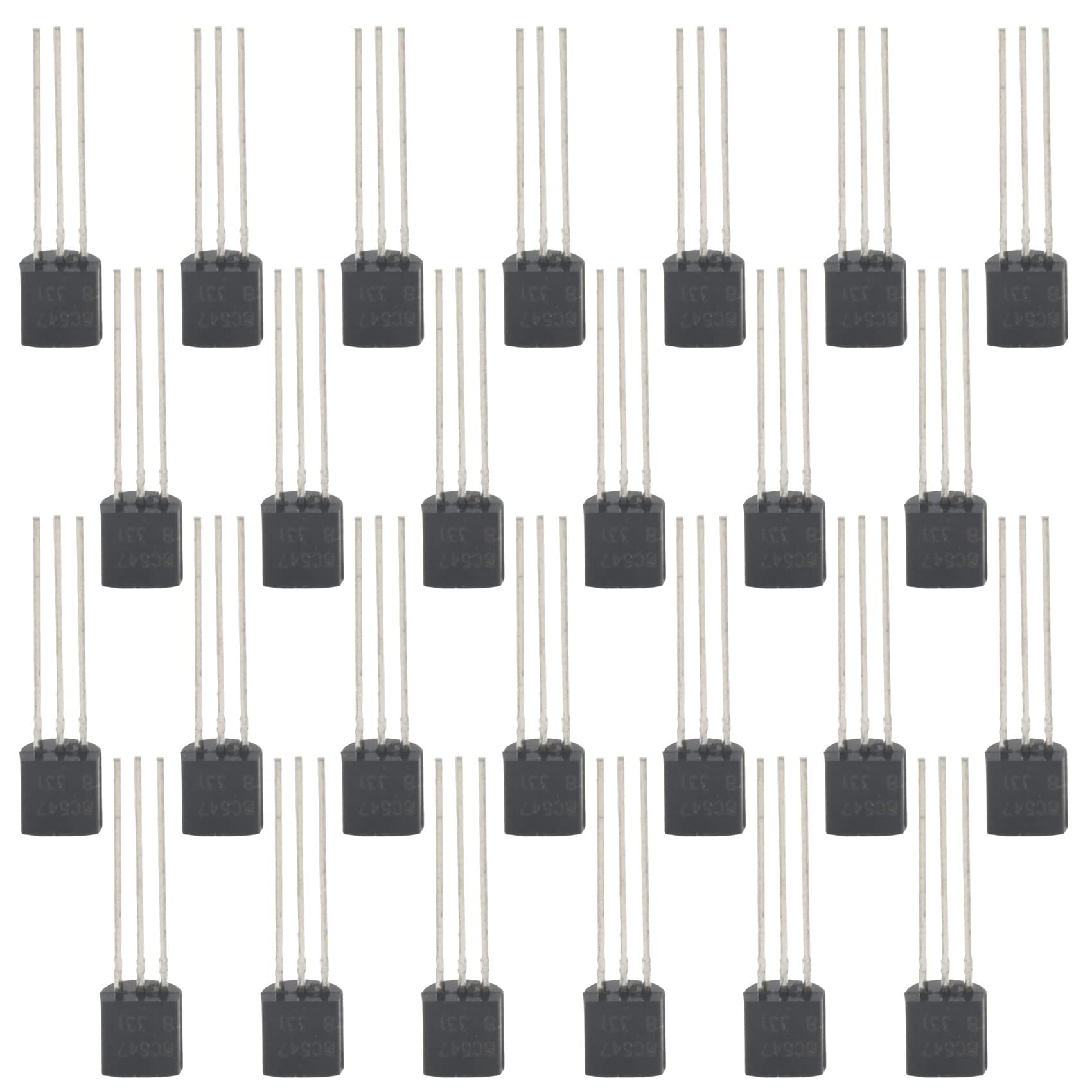 Jkjhbhged 100pcs BC547 TO-92 NPN Transistor, 012035