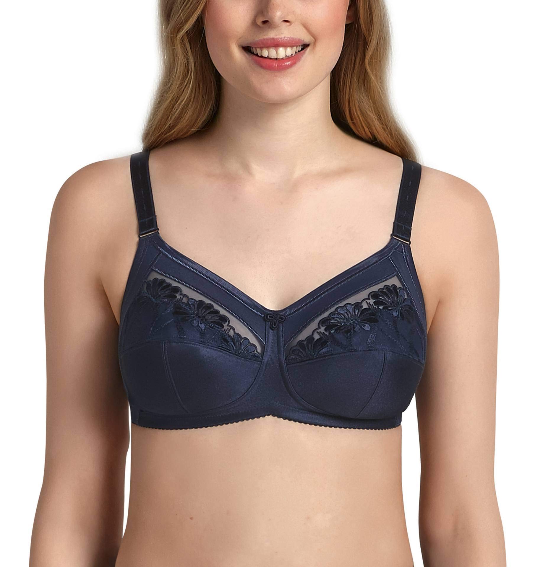 Anita Women's 5449 Comfort Non-Wired Everyday Bra, Blue Iris, 34E