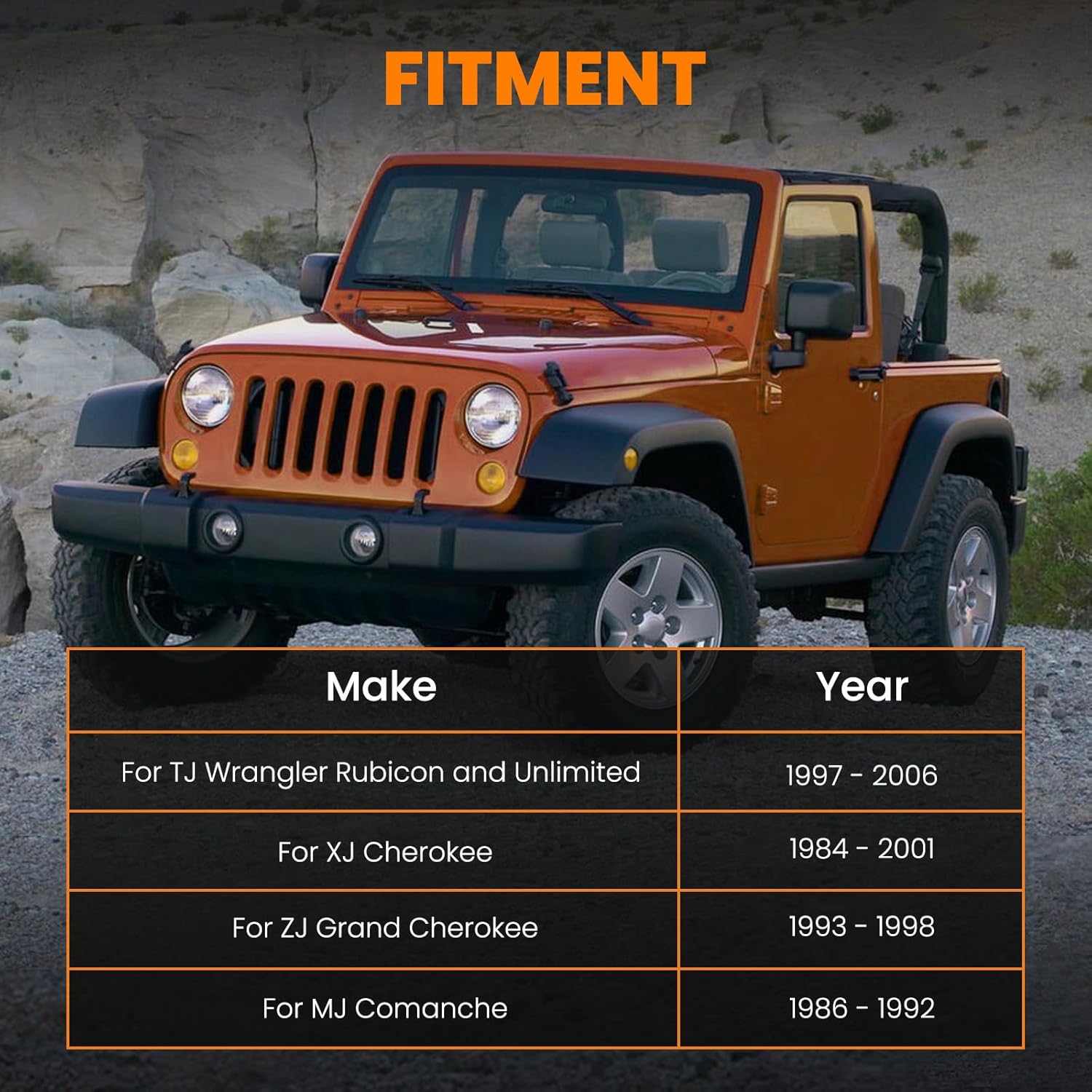 maXpeedingrods Front Lower Control Arm Bracket, Axle Side Mount Bracket, for Jeep TJ Wrangler, Rubicon and Unlimited 1997-2006, for XJ Cherokee 1984-2001, for ZJ Grand Cherokee MJ Comanche 1986-1992