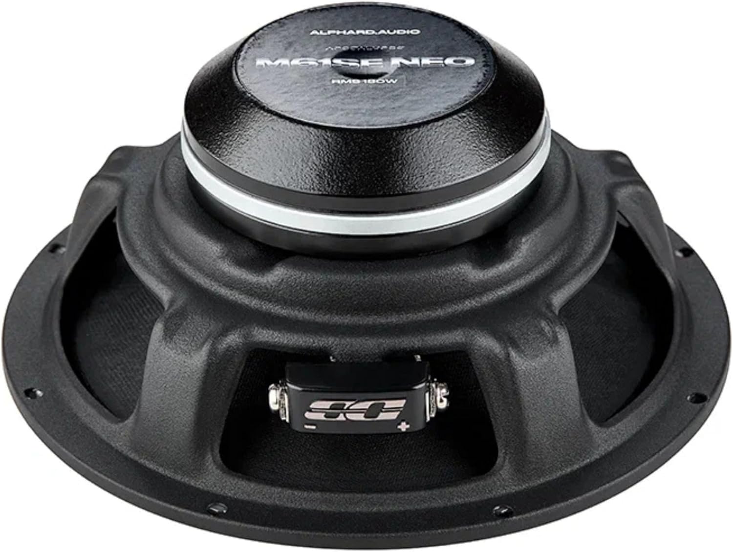 Bag view of Deaf Bonce Apocalypse AP-M61SE NEO speaker showing magnet and terminals