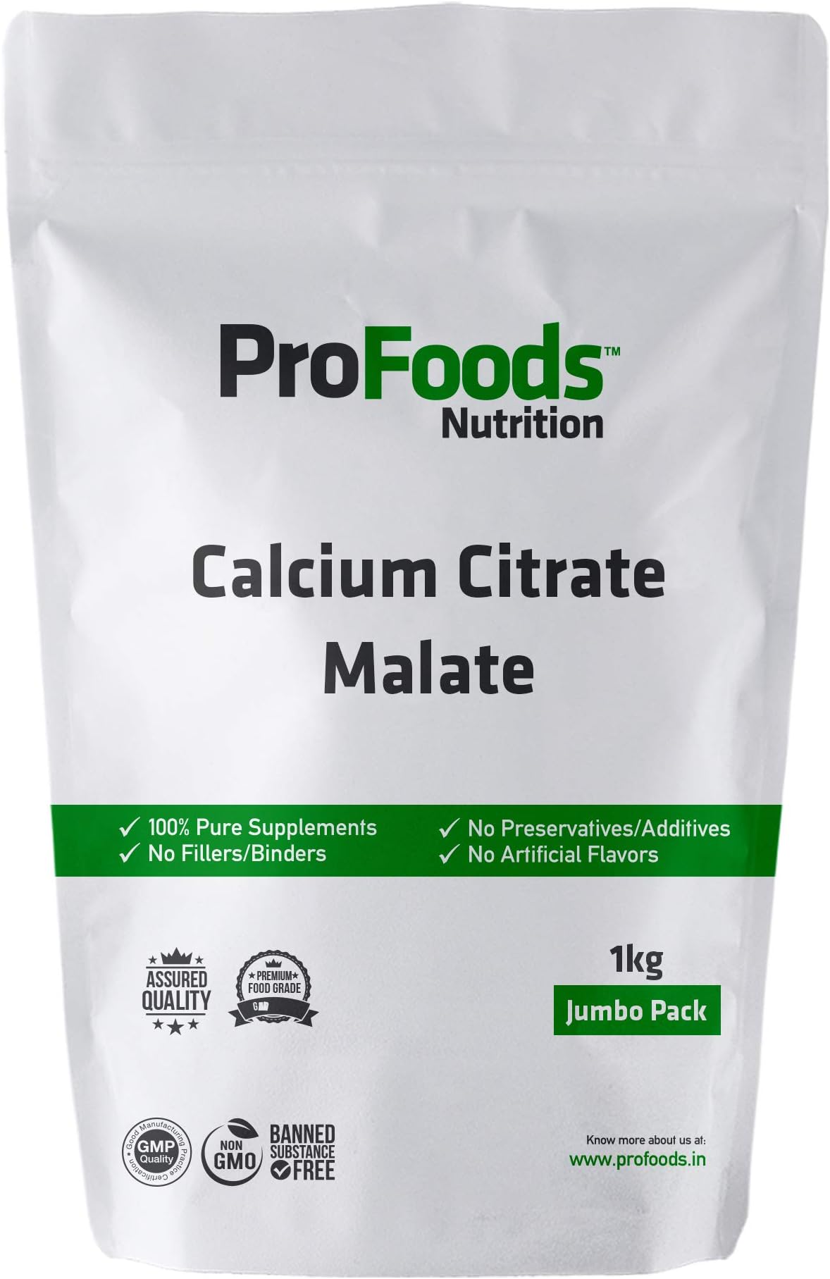 Profoods Calcium Citrate Malate Powder (1 kg)