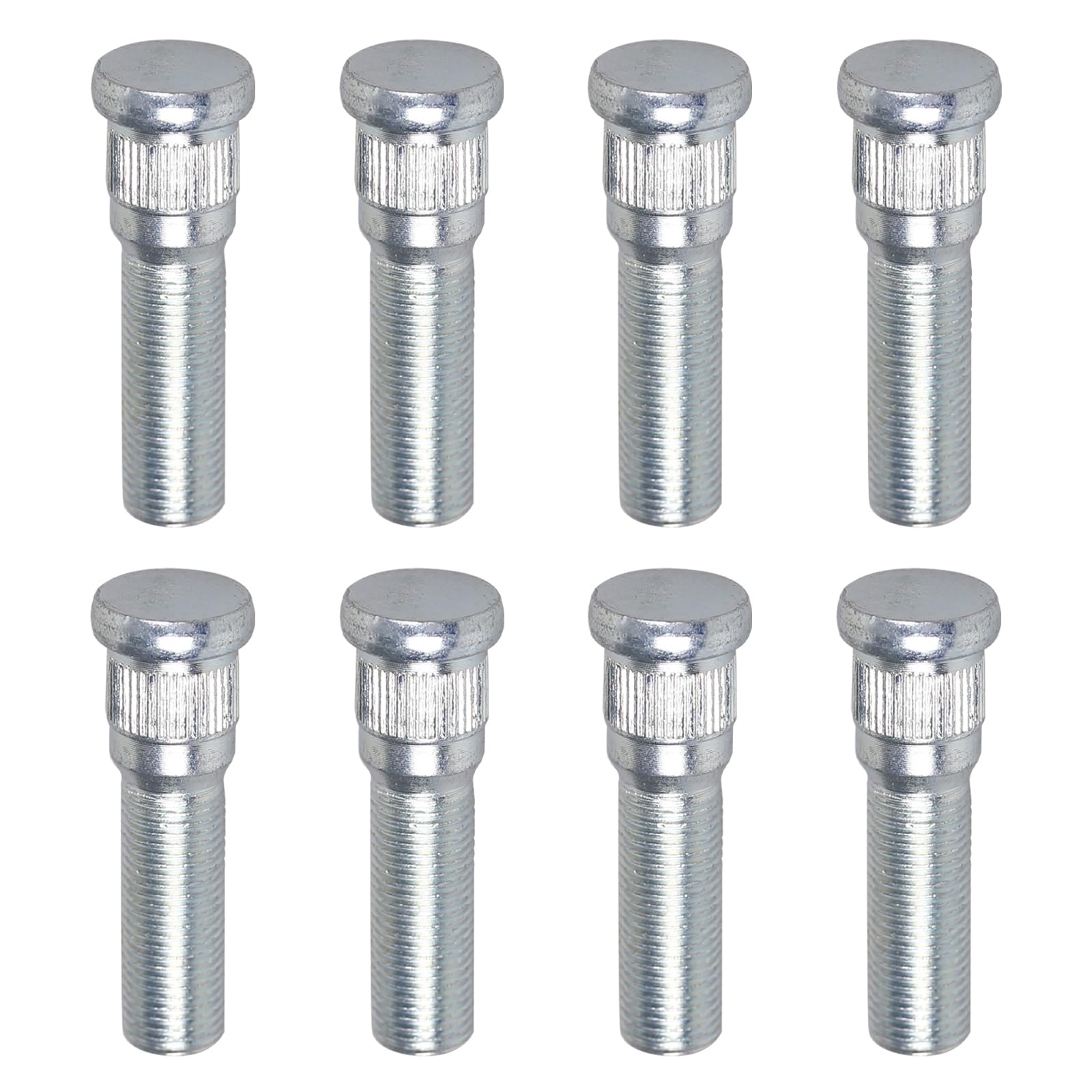 Photo 1 of Aomitop 8 Pack Trailer Wheel Studs,Compatible with Lippert Axles 3500 lb, for Dexter Axles 4400 lb with 1/2"-20 UNF, 0.617" Spline, 0.77" Head