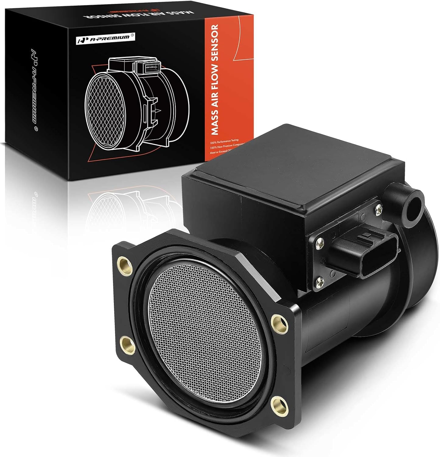 A-Premium Mass Air Flow Sensor Meter [3-Pins] Compatible with Nissan 240SX 1994-1998, Altima 1998-2001, L4 2.4L, Replace for# 226809E000