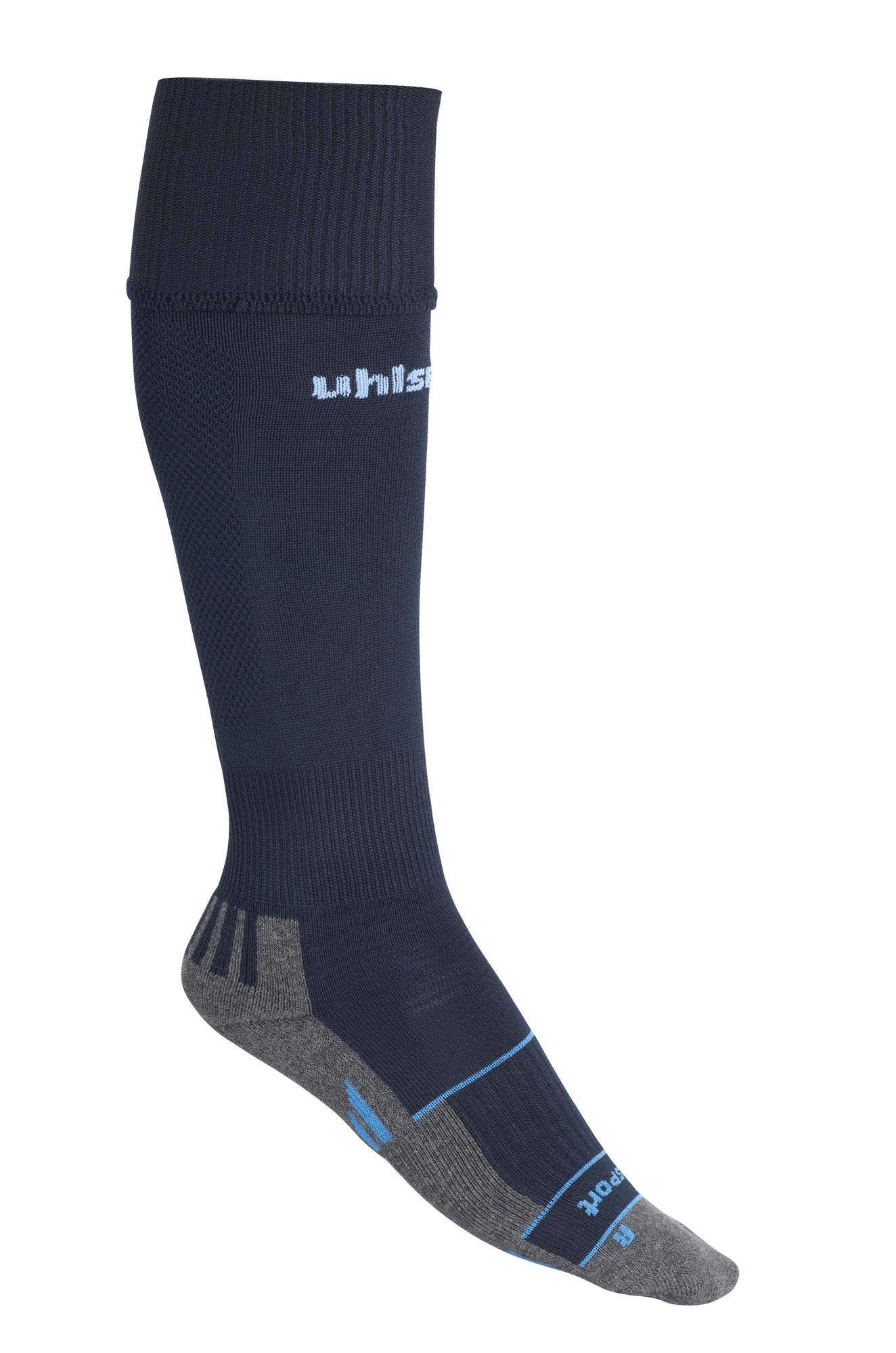 Uhlsport Unisex Team Pro Player Stocking Socks - Marine/Sky Blue, Size 45-47