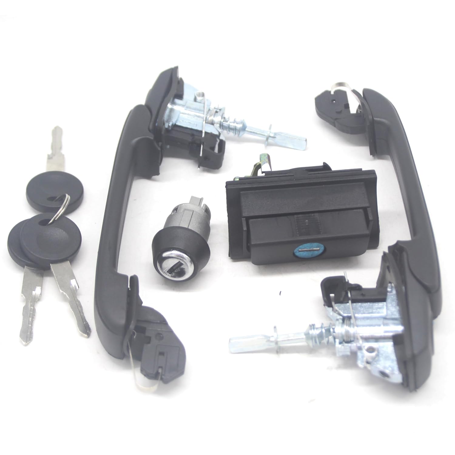 Compatibility with Complete Lock KIT Set Door Handles Ignition Switch Tailgate, for Golf Mk3 1991-1997 1H0898081 1H0898081S 1H0905855A car Cylinder