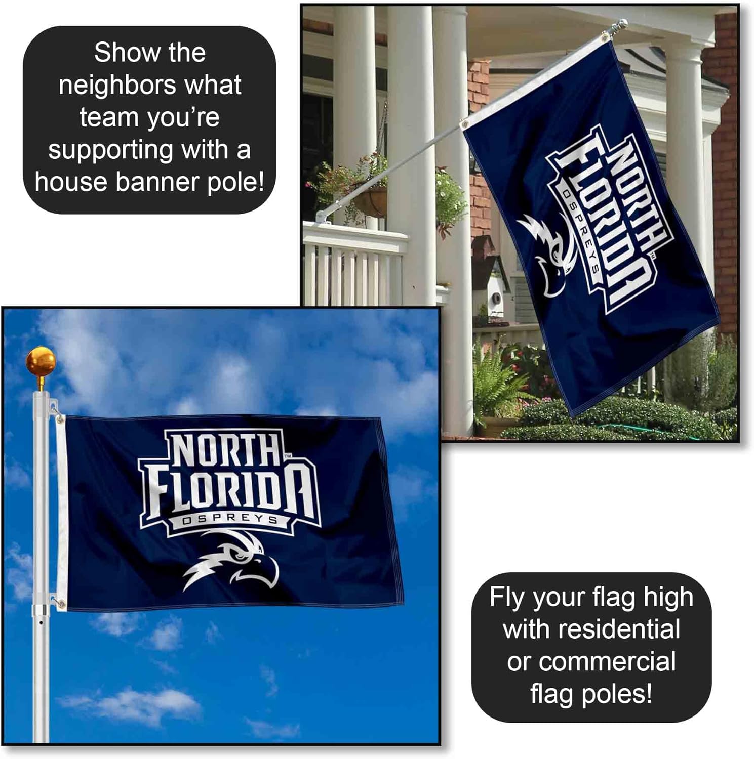 North Florida Ospreys New Logo Flag