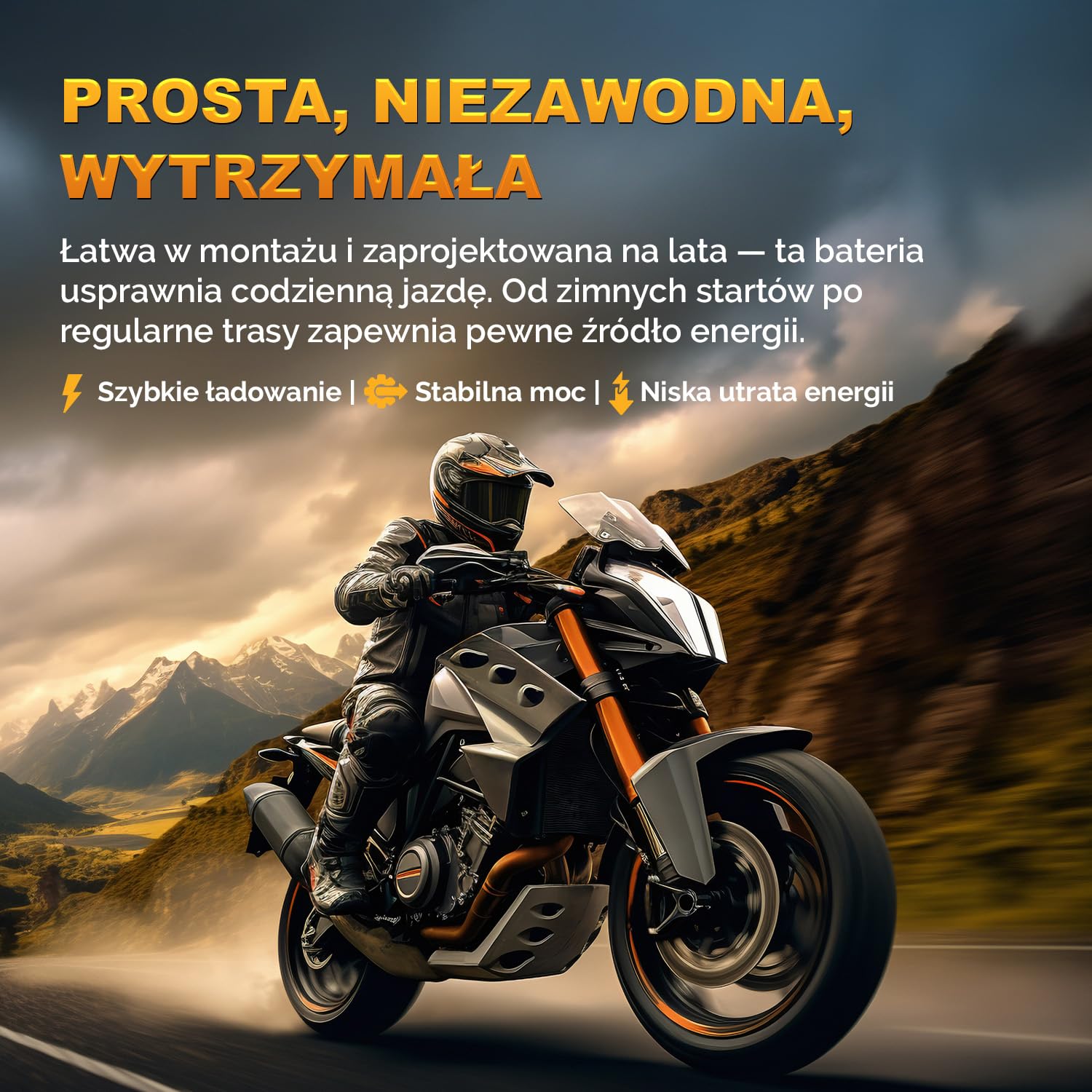 Electronicx AGM akumulator motocyklowy YTX7L-BS 12V 7Ah 120A – bezobsługowy, szczelny, kompaktowy, odporny na wibracje i wycieki – do skutera, quada i motocykla – Wymiary:113x70x128mm.