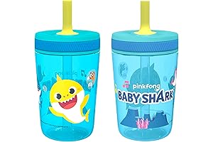 Zak Designs Baby Shark Plastic Cups