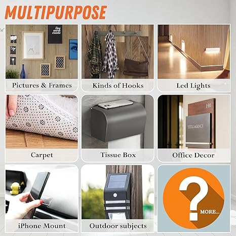 UB Unity Brand Multipurpose Double Sided Tape Heavy Duty - Adhesive Silicone Tape, Heat Resistant, Multi-Functional, Removable, Washable, Reusable Anti-Slip Gel Nano Grip Tape- 3 Meter - Image 7