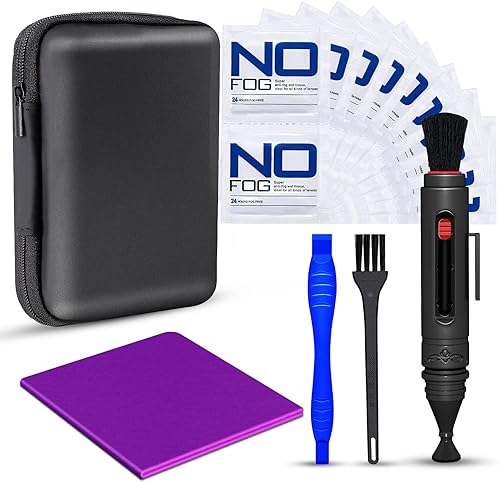 Lens Cleaning Kit Compatible with Oculus Quest 2 Anti-Fog Wipes for VR Lens Cleaning Lens Pen Cleaning Kit for VR HeadsetRift-SHTC VivePS4VR Game