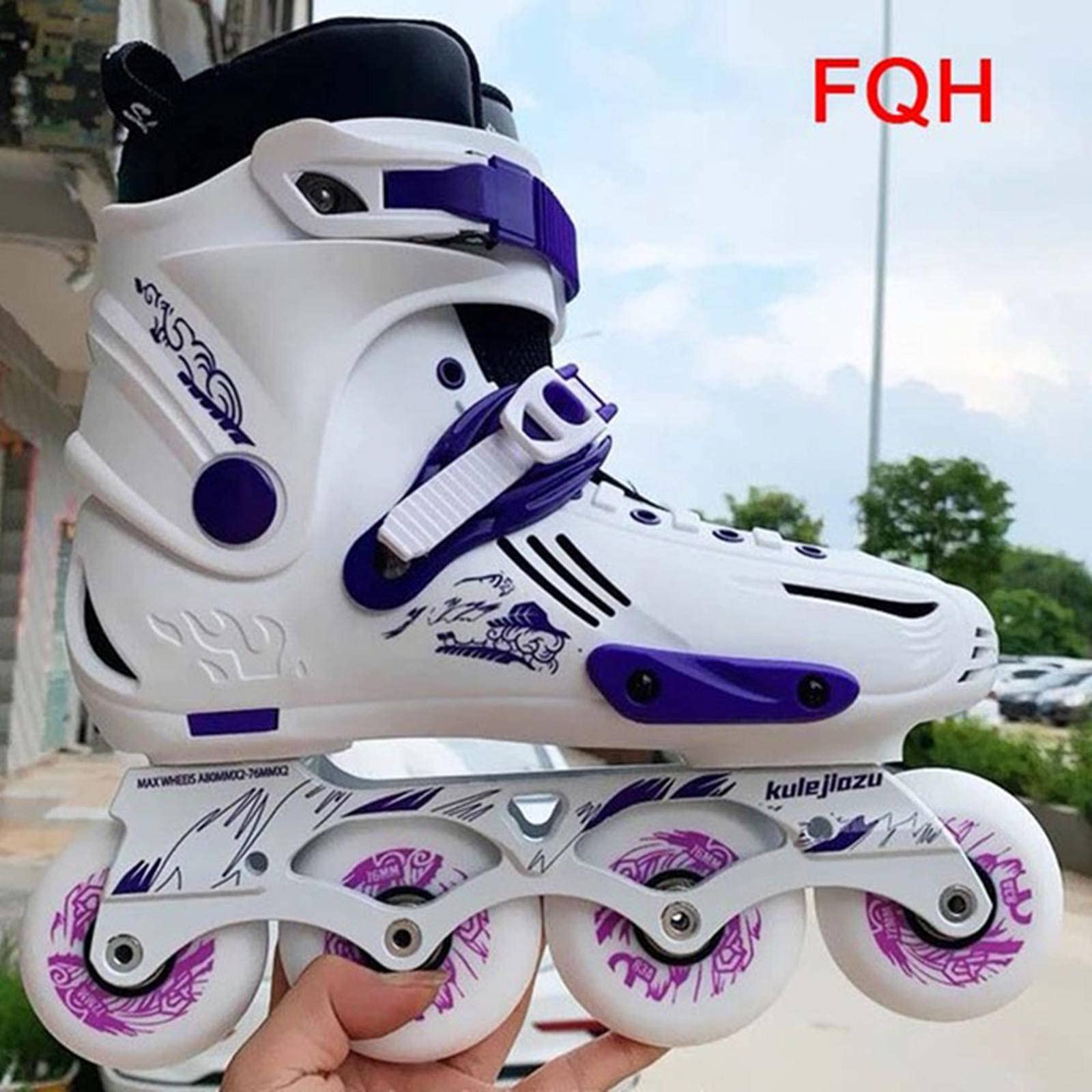 NC R S6 Patines en línea Slalom Profesional Zapatos de Patinaje sobre Ruedas para Adultos Patines de Patines Libres deslizantes Tamaño35-46 Bueno como Las Zapatillas de Deporte SEBA