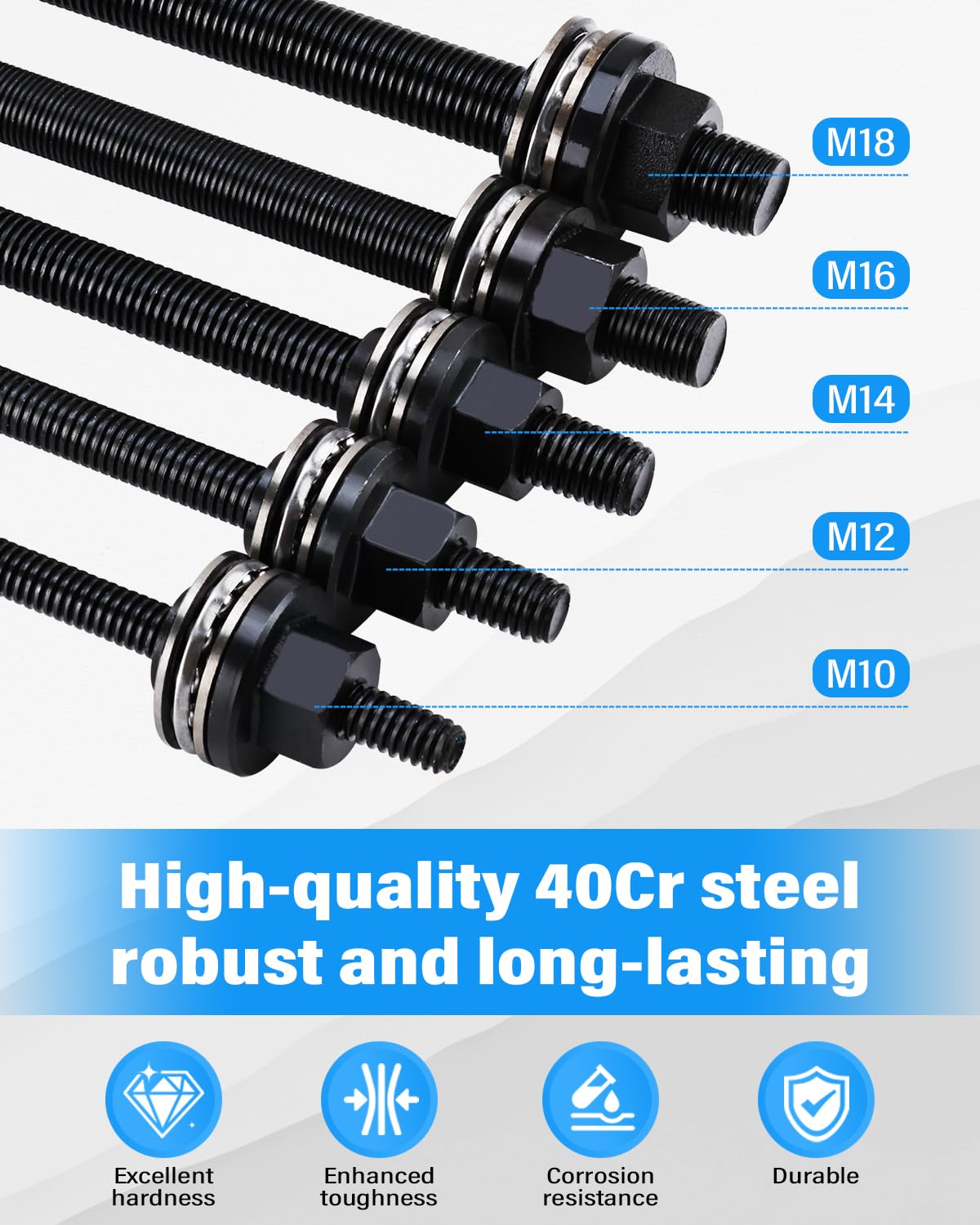 BOOMSTART 27 Piezas Extractor de cojinetes de Rueda, Herramienta de inserción Universal para Quitar cojinetes de cojinete de automóvil, Juego de Herramientas de inserción