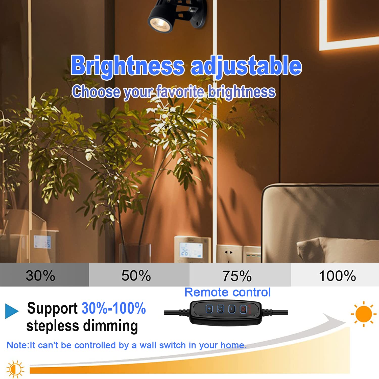 Amazon.co.jp : xinyesor LEDスポットライト 2個パック 屋内植物用 3色