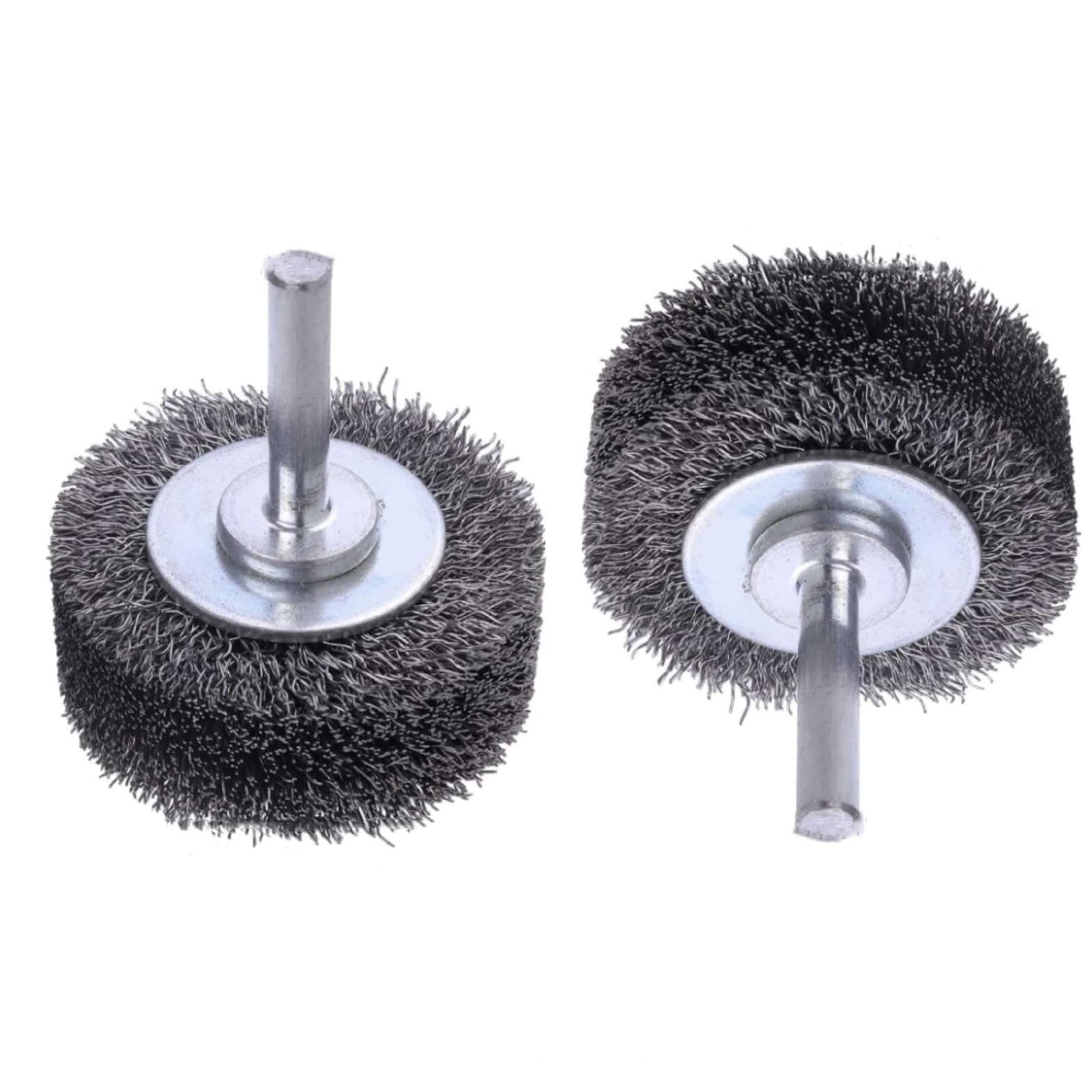 Stainless Steel Wire Crimped Cup Brush for Cleaning Rust Stripping, 2Pcs