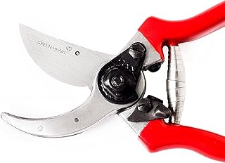 Sponsored Ad - Carbon Steel Bypass Garden Shears - Ultra Sharp Blades with Safety Lock & Comfort Grip - Hand Trimmer with ...