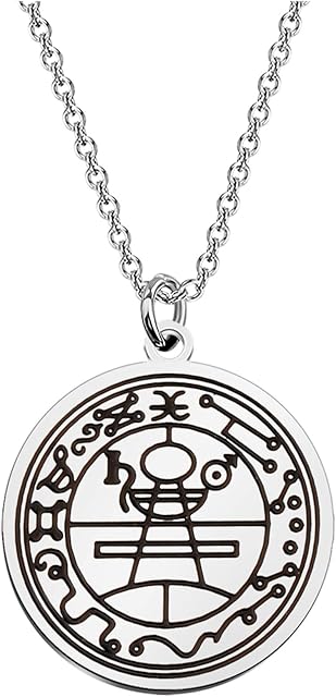 MYSOMY Protection Secret Seal of Solomon Jewelry Wealth Fortune Amulet Pendant Necklace Talisman Theme Gift Jewish Jewelry for Girls Women