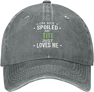My Titi Loves Me Baseball Cap Classic Adjustable Plain Hat for Men Women Unisex