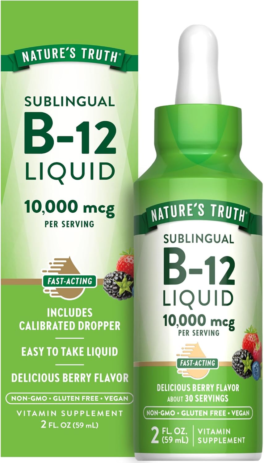Nature's Truth B12 Líquido Sublingual 10,000 mcg 2 oz